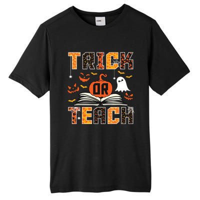 Trick Or Teach Retro Halloween Teacher Costume Tall Fusion ChromaSoft Performance T-Shirt