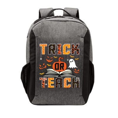 Trick Or Teach Retro Halloween Teacher Costume Vector Backpack