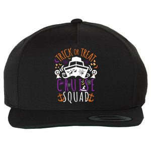 Trick Or Treat Cruise Squad Cruise Halloween Costume Adults Gift Wool Snapback Cap