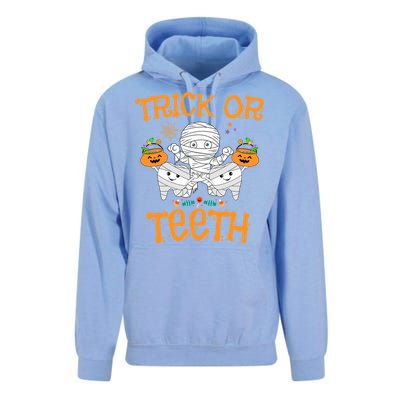 Trick Or Th Funny Halloween Dental Squad Matching Funny Gift Unisex Surf Hoodie