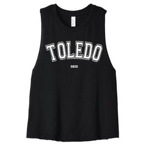 Toledo Ohio Women's Racerback Cropped Tank