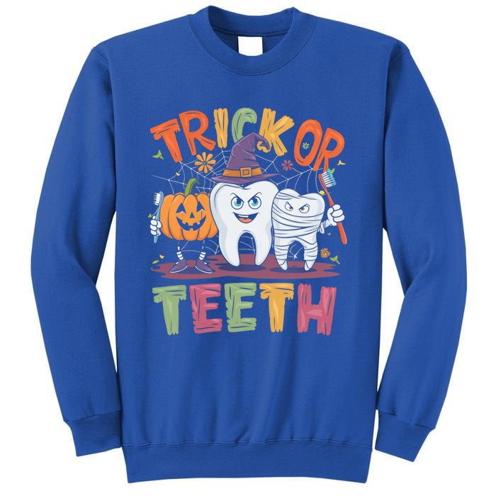 Trick Or Th Halloween Dental Hygienist Assistant Funny Gift Sweatshirt