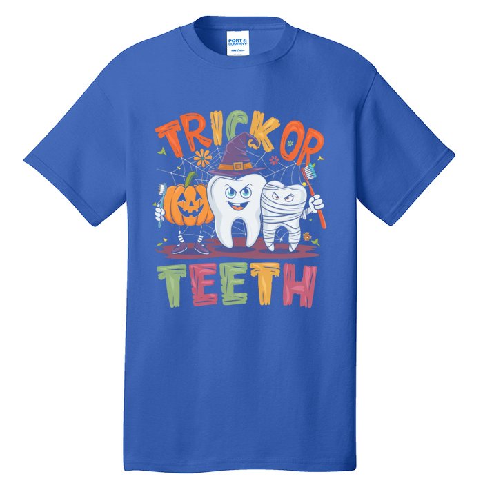 Trick Or Th Halloween Dental Hygienist Assistant Funny Gift Tall T-Shirt