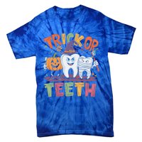 Trick Or Th Halloween Dental Hygienist Assistant Funny Gift Tie-Dye T-Shirt