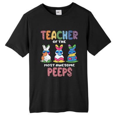 Teacher Of The Most Awesome Easter Bunny Spring Tall Fusion ChromaSoft Performance T-Shirt