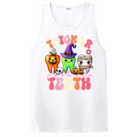 Trick Or Teeth Halloween Dentist Dental Hygienist Assistant PosiCharge Competitor Tank