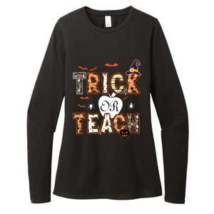 Trick Or Teach Retro Halloween Teacher Costume Womens CVC Long Sleeve Shirt