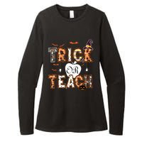 Trick Or Teach Retro Halloween Teacher Costume Womens CVC Long Sleeve Shirt