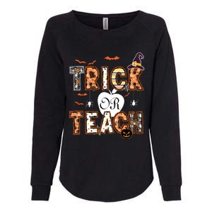 Trick Or Teach Retro Halloween Teacher Costume Womens California Wash Sweatshirt