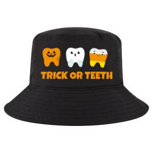 Trick Or Teeth Treat Funny Dental Halloween Dentist Gift Cool Comfort Performance Bucket Hat