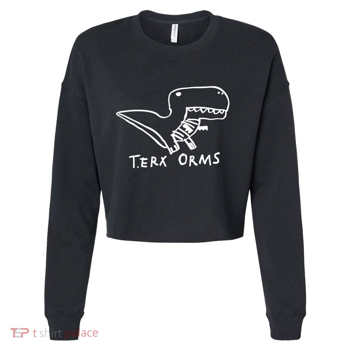 Terx Orms Cropped Pullover Crew