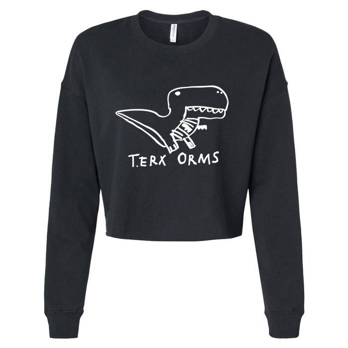 Terx Orms Cropped Pullover Crew