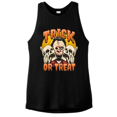 Trick Or Treat Ladies PosiCharge Tri-Blend Wicking Tank