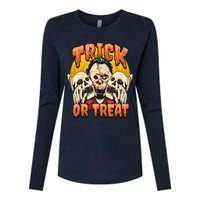 Trick Or Treat Womens Cotton Relaxed Long Sleeve T-Shirt