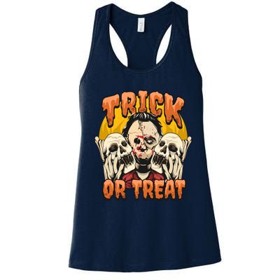 Trick Or Treat Women's Racerback Tank