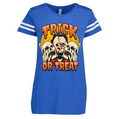 Trick Or Treat Enza Ladies Jersey Football T-Shirt