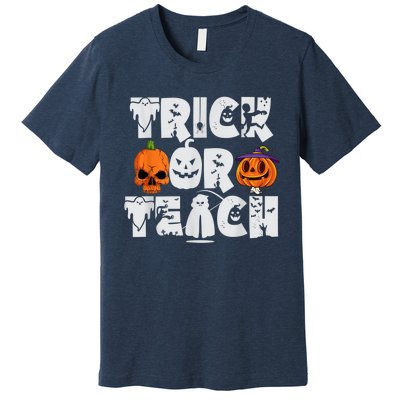 Trick or Teach Funny Halloween for Teachers Premium T-Shirt