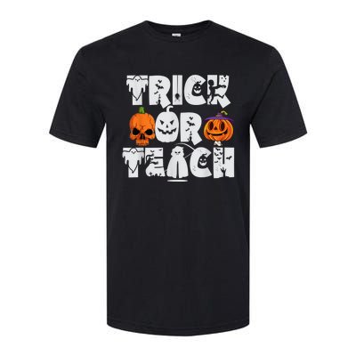 Trick or Teach Funny Halloween for Teachers Softstyle® CVC T-Shirt