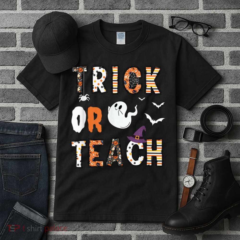 Trick Or Teach Funny Teacher Halloween Costume Tall T-Shirt