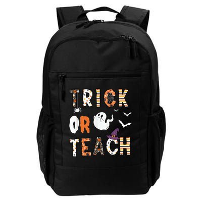 Trick Or Teach Funny Teacher Halloween Costume Backpack