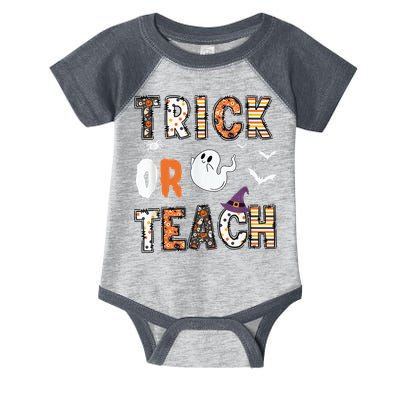Trick Or Teach Funny Teacher Halloween Costume Infant Baby Jersey Bodysuit