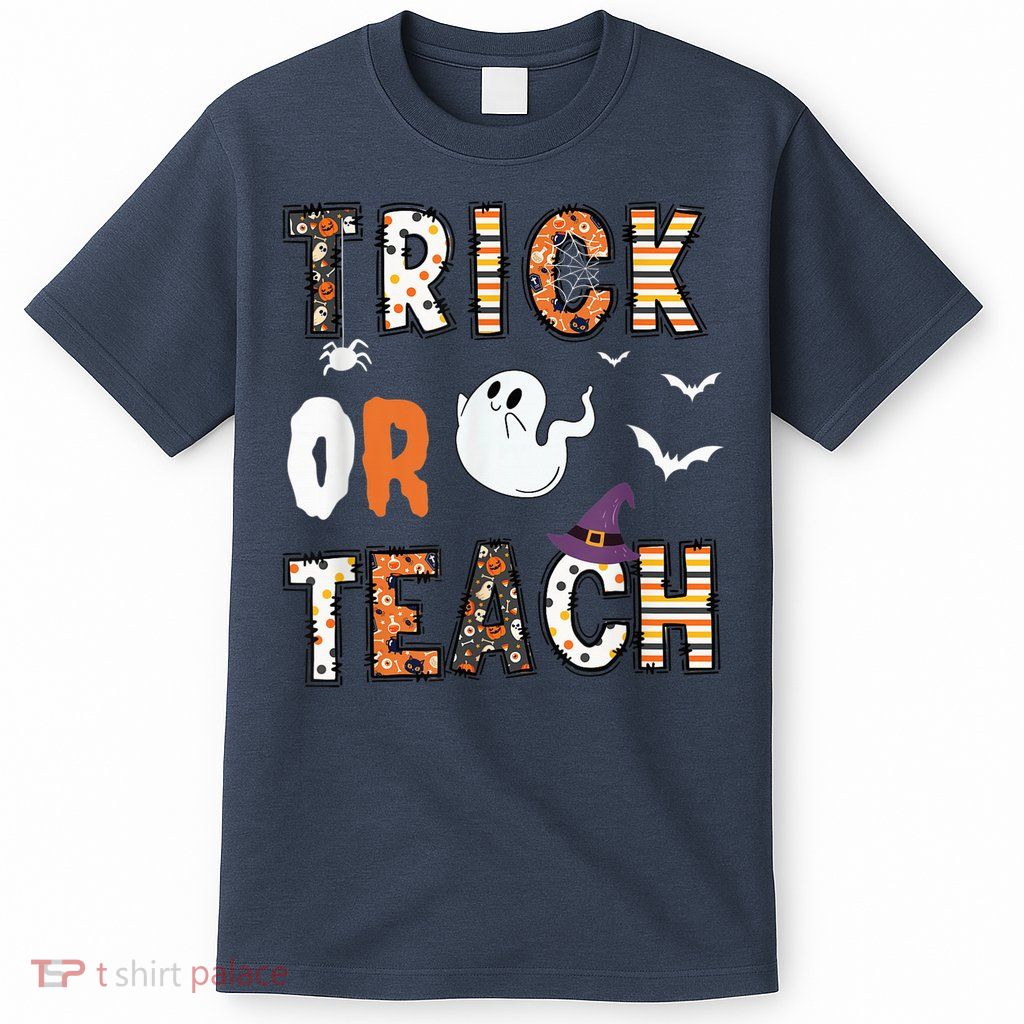 Trick Or Teach Funny Teacher Halloween Costume T-Shirt