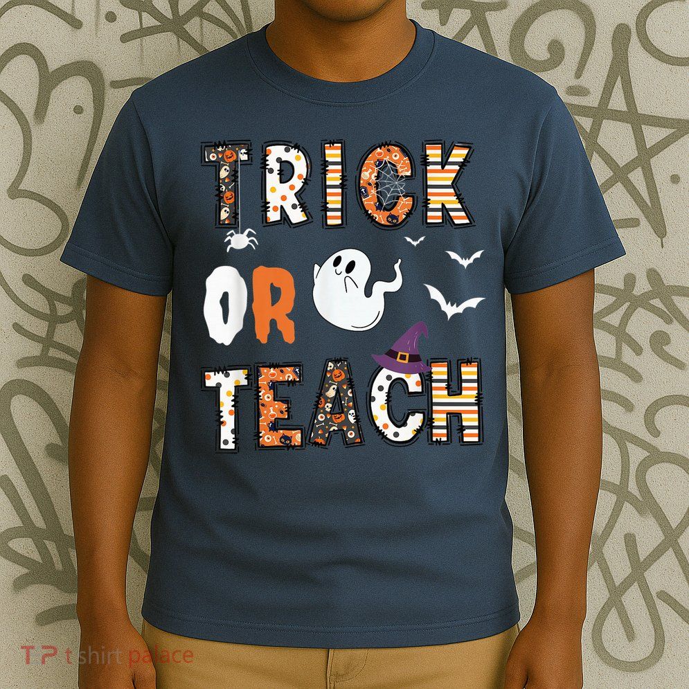Trick Or Teach Funny Teacher Halloween Costume T-Shirt