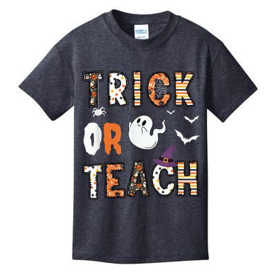 Trick Or Teach Funny Teacher Halloween Costume Kids T-Shirt