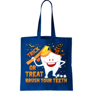 Trick Or Treat Brush Your Teeth Dentist Halloween Costume Gift Tote Bag