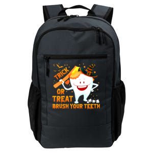 Trick Or Treat Brush Your Teeth Dentist Halloween Costume Gift Daily Commute Backpack