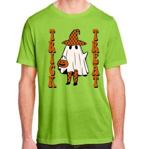 Trick Or Treat Festive Halloween Ghost Adult ChromaSoft Performance T-Shirt