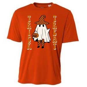 Trick Or Treat Festive Halloween Ghost Cooling Performance Crew T-Shirt