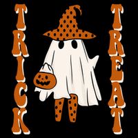 Trick Or Treat Festive Halloween Ghost Cooling Performance Crew T-Shirt
