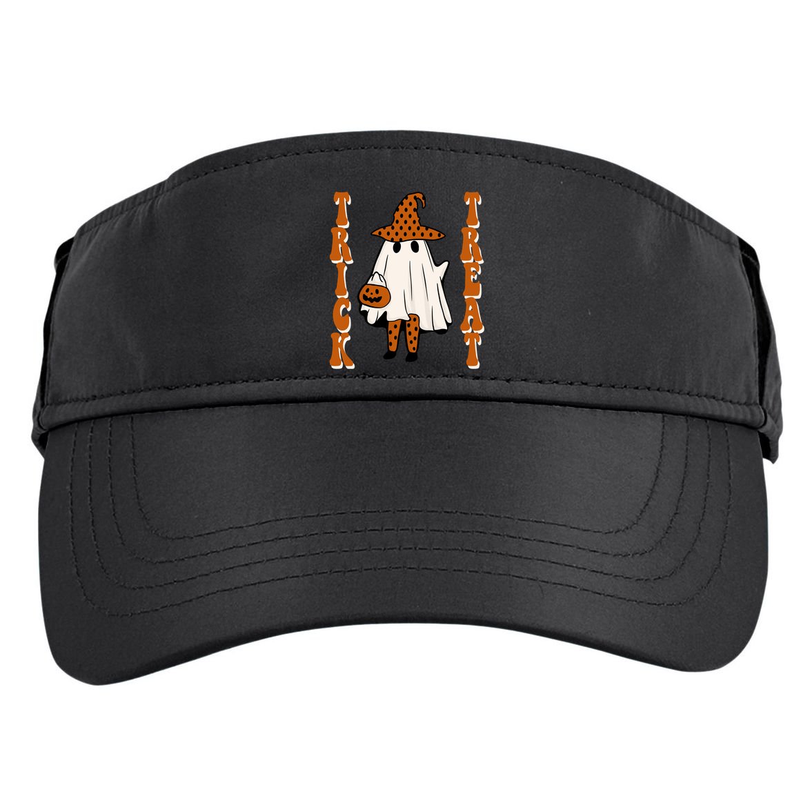 Trick Or Treat Festive Halloween Ghost Adult Drive Performance Visor