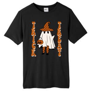 Trick Or Treat Festive Halloween Ghost Tall Fusion ChromaSoft Performance T-Shirt