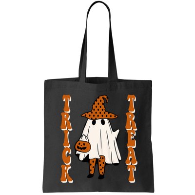 Trick Or Treat Festive Halloween Ghost Bag