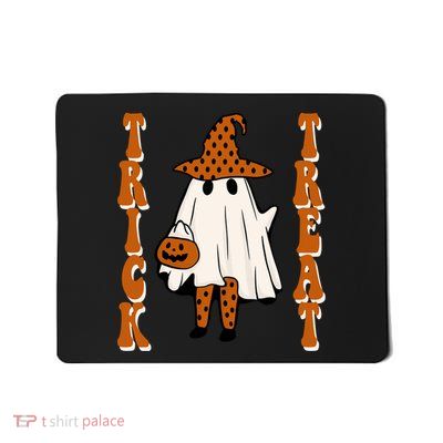 Trick Or Treat Festive Halloween Ghost Mousepad