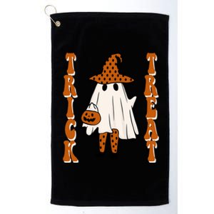 Trick Or Treat Festive Halloween Ghost Platinum Collection Golf Towel