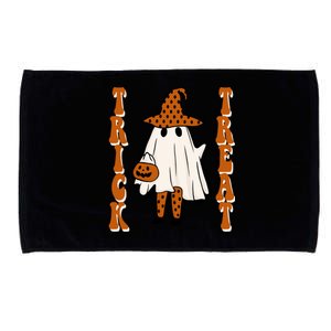 Trick Or Treat Festive Halloween Ghost Microfiber Hand Towel