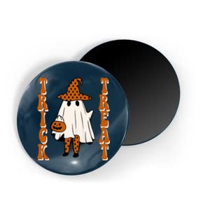 Trick Or Treat Festive Halloween Ghost Magnet