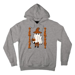 Trick Or Treat Festive Halloween Ghost Hoodie