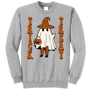 Trick Or Treat Festive Halloween Ghost Sweatshirt