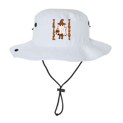 Trick Or Treat Festive Halloween Ghost Legacy Cool Fit Booney Bucket Hat