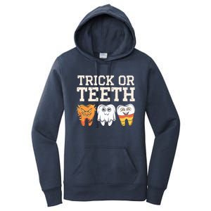 Trick Or Th Halloween Candy Treat Dental Dentist Gift Women's Pullover Hoodie