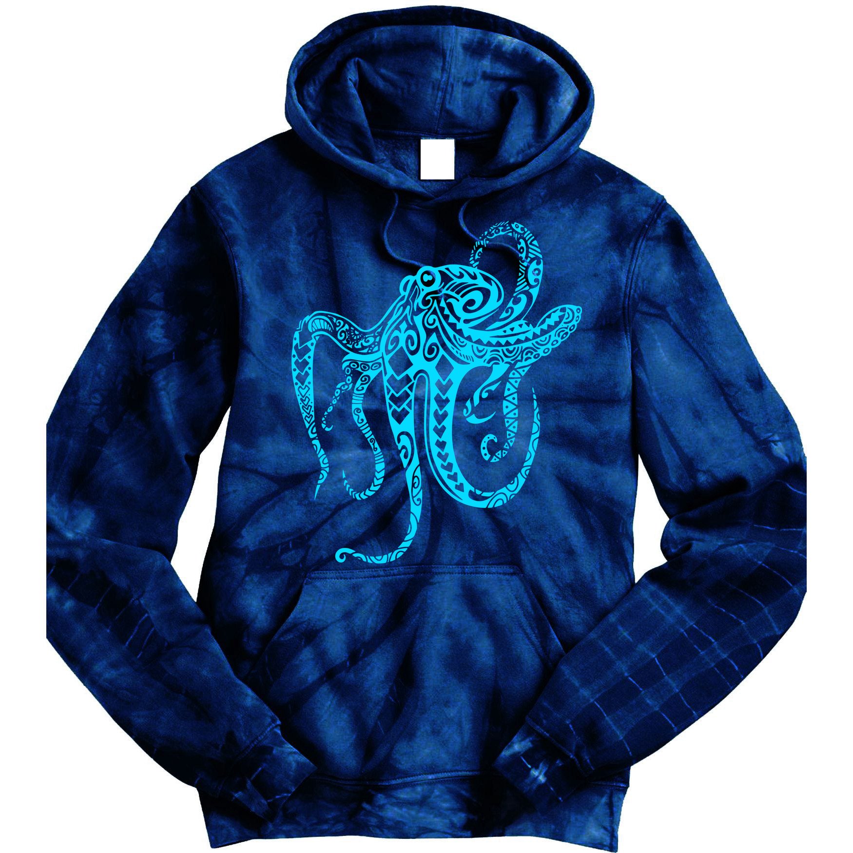 Tribal Octopus Tie Dye Hoodie