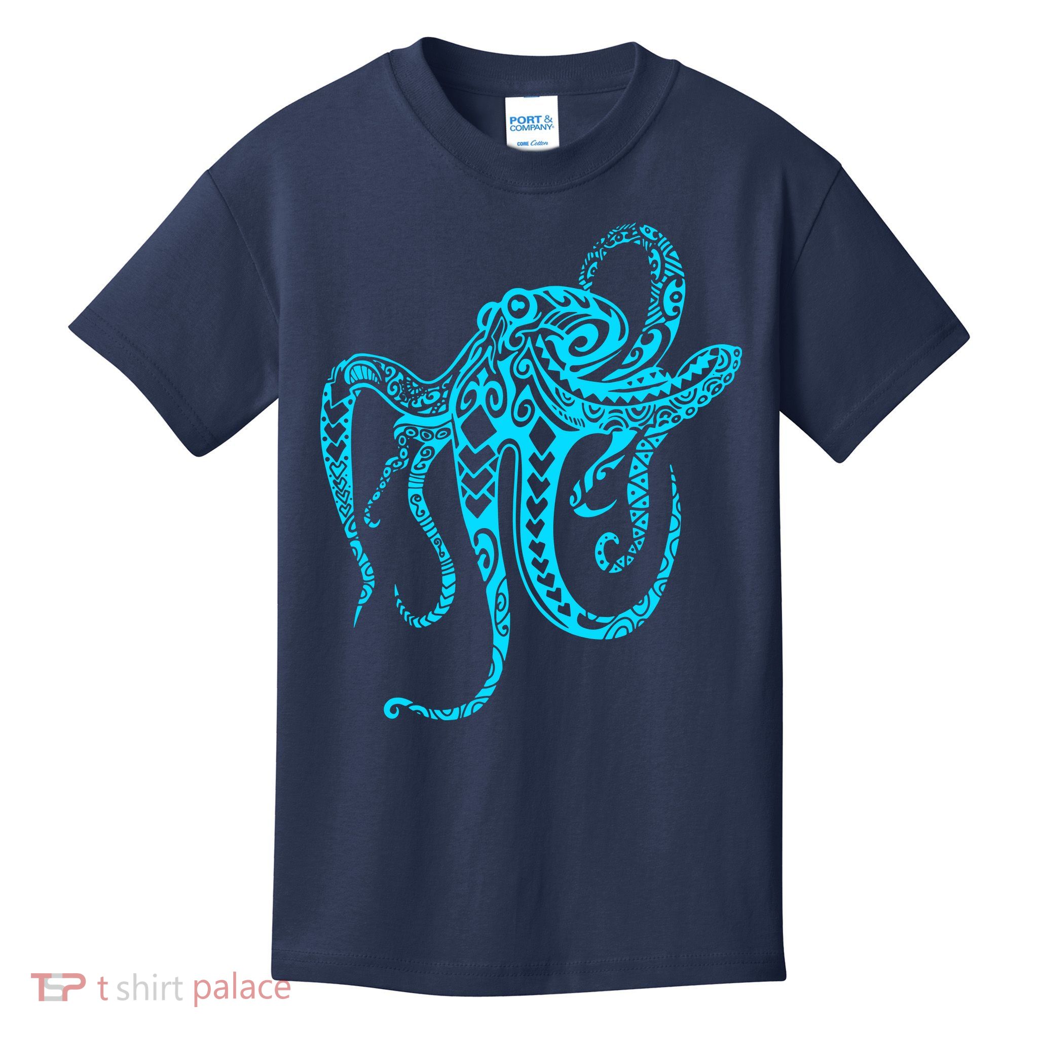 Tribal Octopus Kids T-Shirt
