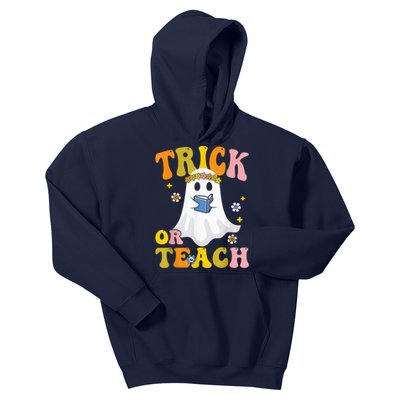 Trick or Teach Funny Halloween for Teachers Kids Hoodie