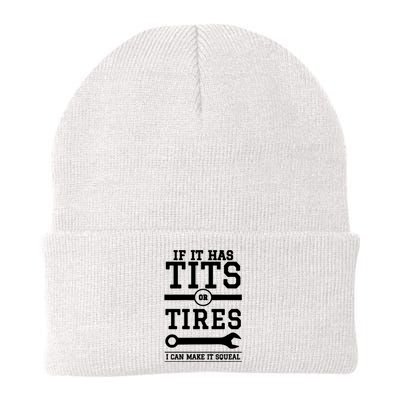 Tits Or Tires I Can Make It Squeal Knit Cap Winter Beanie