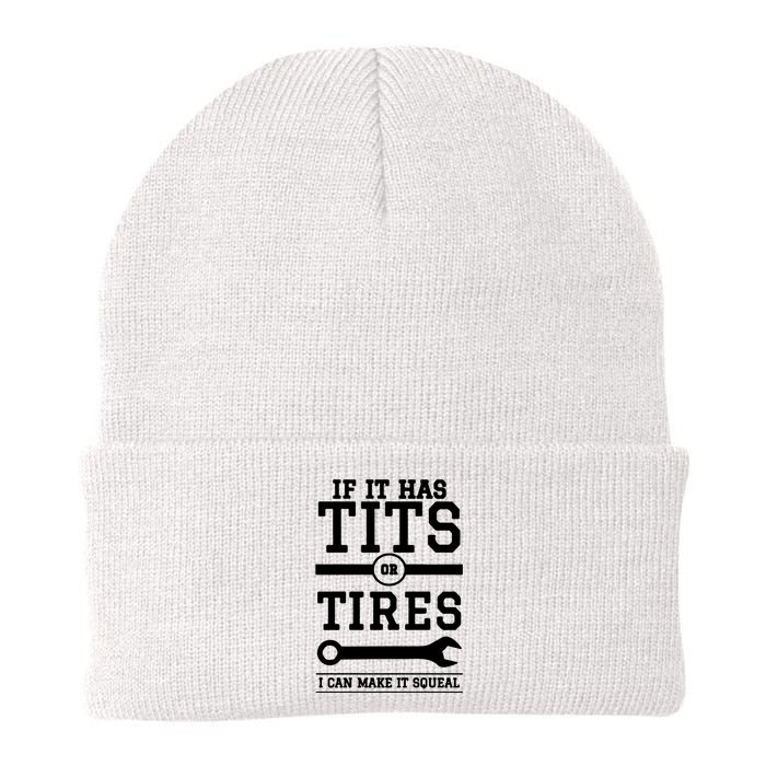 Tits Or Tires I Can Make It Squeal Knit Cap Winter Beanie