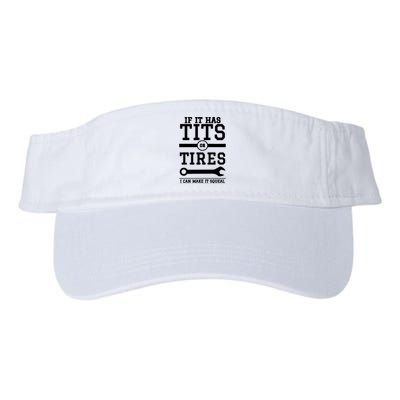 Tits Or Tires I Can Make It Squeal Valucap Bio-Washed Visor